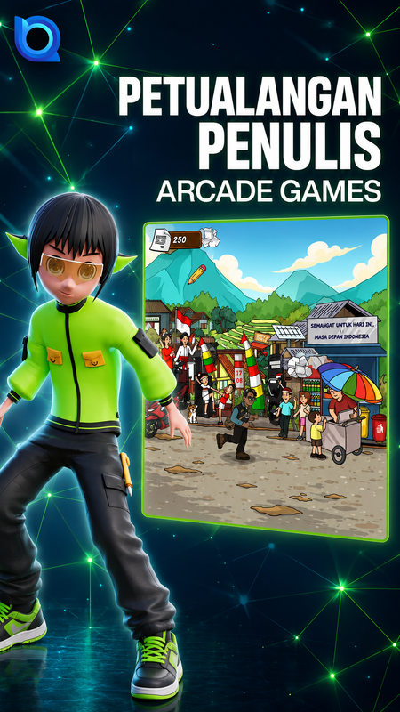 Qyubit Mini Games : PETUALANGAN PENULIS